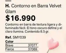 Leonisa Textura - contorno en barra velvet glam oferta