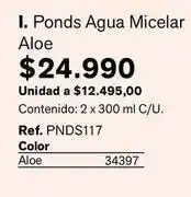 Leonisa Agua micelar aloe oferta