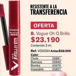 Leonisa Vogue - oh q brillo ref. vo00094 oferta