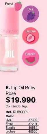 Leonisa Rosé - lip oil ruby rose oferta