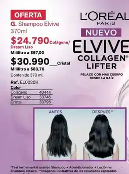 Leonisa Elvive - g. shampoo 370ml oferta