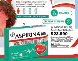 Leonisa Bayer - aspirina 100 mg ácido acetilsalicílico oferta