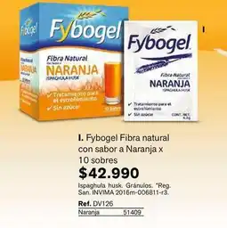 Leonisa San - fybogel fibra natural con sabor a naranja oferta