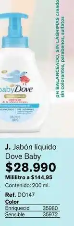 Leonisa Dove - j. jabón líquido oferta