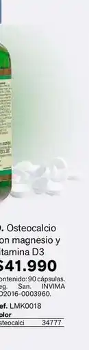 Leonisa San - osteocalcio con magnesio y vitamina d3 oferta