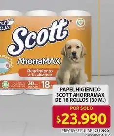 Ara Scott - papel higiénico ahorramax oferta