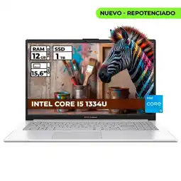 Falabella PORTATIL VIVOBOOK INTEL CORE I5-1334 12 GB RAM 1 TB SSD 15,6 FHD COLOR PLATEADO oferta