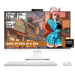 Falabella TODO EN UNO RYZEN AI 5-330 32GB RAM 1TB SSD 24 FHD oferta