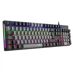 Falabella Teclado Gamer Mecánico Naxos T-TGK310 Rainbow Switch Red Gris-Negro oferta
