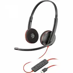 Falabella Audífonos Poly Blackwire 3220 USB-C con Adaptador USB-A oferta