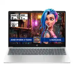 Falabella PORTATIL AMD RYZEN 3-7320U 8GB RAM 1TB SSD 15 FHD oferta