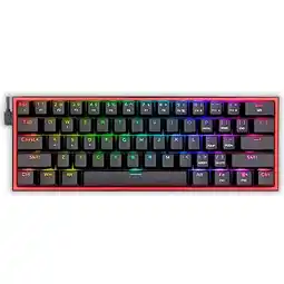 Falabella TECLADO GAMER FIZZ PRO K616-RGB NEGRO SWITCH ROJO EN ESPAÑOL oferta