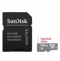 Falabella Memoria Micro SD 128GB Ultra 100MB/s Clase 10 UHS-I Full HD Android + Adaptador SD oferta