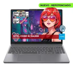Falabella PORTATIL INTEL CORE I5-13420H 24GB RAM 512GB SSD PANTALLA 15.3 WUXGA TACTIL oferta