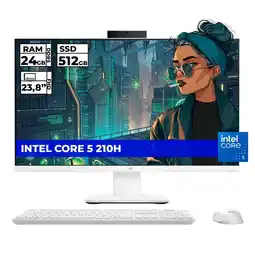 Falabella TODO EN UNO INTEL CORE 5-210H 24GB RAM 512GB SSD 24 FHD oferta