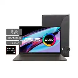 Falabella Portátil Zenbook 16-UM5606KA AMD Ryzen AI 7 350 Ram 24GB Ssd 1TB oferta