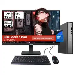 Falabella MINI PC INTEL CORE 5 210H 32GB RAM 1TB SSD WINDOWS 11 PRO 24'' FHD oferta