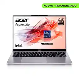 Falabella Portátil Aspire Lite - 16 WUXGA IPS - Core Ultra 5 115U - RAM 16GB - 512GB SSD - Silver oferta