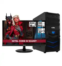 Falabella PC GAMER INTEL CORE I5-10400T 16GB RAM 512GB SSD + MONITOR 22 Y TECLADO Y MOUSE oferta