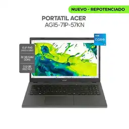 Falabella PORTÁTIL AG15-71P-57KN INTEL CORE I5 13420H - RAM 32GB - 512GB SSD - 15.6 FHD + FUNDA Y MOUSE oferta