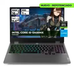 Falabella PORTATIL GAMER LOQ INTEL CORE I5-13450HX 16GB RAM 1TB SSD RTX 3050 15.6'' FHD oferta