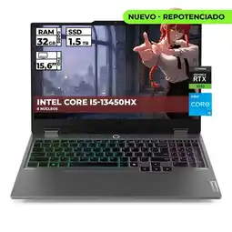 Falabella PORTATIL GAMER LOQ INTEL CORE I5-13450HX 32GB RAM 1.5TB SSD RTX 3050 15.6'' FHD oferta