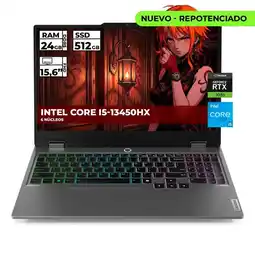 Falabella PORTATIL GAMER LOQ INTEL CORE I5-13450HX 24GB RAM 512GB SSD RTX 3050 15.6'' FHD oferta