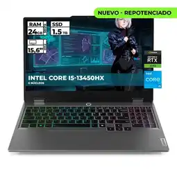 Falabella PORTATIL GAMER LOQ INTEL CORE I5-13450HX 24GB RAM 1.5TB SSD RTX 3050 15.6'' FHD oferta