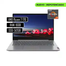 Falabella PORTATIL V14 AMD RYZEN 7 170 - RAM 16GB DDR5 - SSD 512GB - 14 FHD - RJ45 - WIN11 HOME oferta