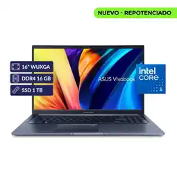 Falabella Portátil VivoBook Intel i5 13420H Ram 40GB Disco SSD 2TB Pantalla 16 FHD + Maleta regalo oferta