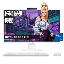 Falabella TODO EN UNO INTEL CORE 5-210H 16GB RAM 512GB SSD 24 FHD SANDTONE WHITE oferta