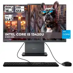 Falabella TODO EN UNO AIO THINKCENTRE NEO 50A 24 GEN 5 INTEL CORE I5 13420U 16GB 512GB 23.8 FHD GRIS LUNA oferta