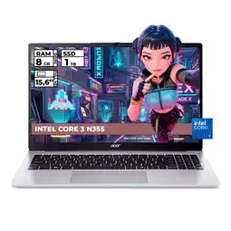 Falabella PORTATIL ASPIRE INTEL CORE 3-N355 8GB RAM 1TB SSD 15 FHD oferta