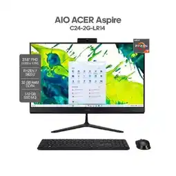 Falabella TODO EN UNO ASPIRE C24 -2G-LR14 RYZEN 7 5825U - 32GB RAM - 512GB SSD - 24 FHD - AIO oferta