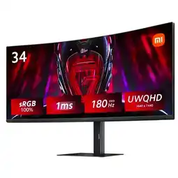Falabella Monitor Gamer Curvo G34WQi 34 UltraWide QHD 180Hz FreeSync oferta