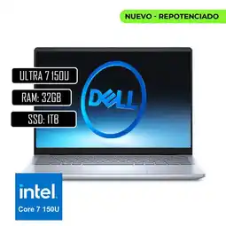 Falabella PORTATIL INSPIRON 14 - INTEL CORE 7 150U - 32GB DDR5 - 1TB SSD - 14 FHD - WIN11 PRO oferta