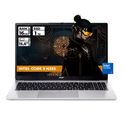 Falabella PORTATIL ASPIRE INTEL CORE 3-N355 16GB RAM 1TB SSD 15 FHD oferta