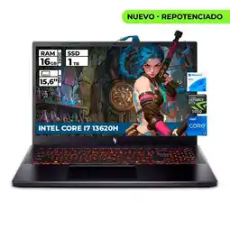 Falabella PORTATIL GAMER NITRO INTEL CORE I7-13620H 16GB RAM 512GB SSD RTX 5050 15'' FHD WINDOWS 11 HOME oferta