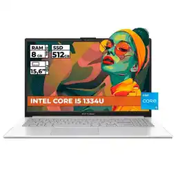 Falabella PORTATIL VIVOBOOK INTEL CORE I5-1334U 8 GB RAM 512 GB SSD 15,6 FHD COLOR PLATEADOO oferta