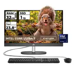 Falabella TODO EN UNO PRO ONE INTEL CORE ULTRA 7-1555U 32GB RAM 1TB SSD 23.8 FHD oferta