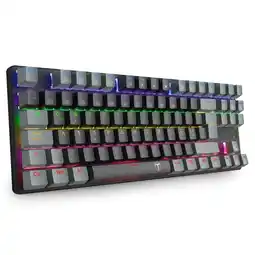 Falabella Teclado Gamer Mecanico Bora Lite Rainbow con Switch Red, NegroGris oferta
