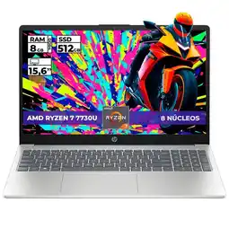 Falabella PORTATIL FC0279LA AMD RYZEN 7-7730U 8GB RAM 512GB SSD 15 FHD oferta