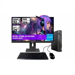 Falabella MINI PC THINKCENTRE NEO 50Q INTEL CORE I5 32GB RAM 256GB SSD + MONITOR 24″ FHD oferta