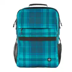 Falabella Mochila Campus XL Tartan a cuadros Azul oferta