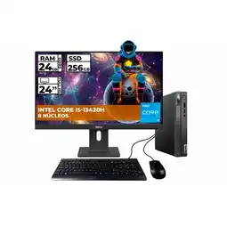 Falabella MINI PC THINKCENTRE NEO 50Q INTEL CORE I5 24GB RAM 256GB SSD + MONITOR 24″ FHD oferta