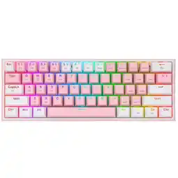 Falabella TECLADO FIZZ PRO K616RGB ROSA BLANCO oferta