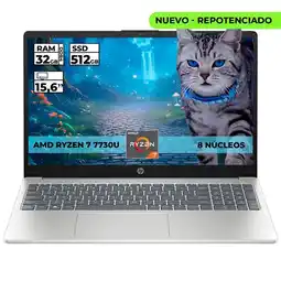 Falabella PORTATIL FC0279LA AMD RYZEN 7-7730U 32GB RAM 512GB SSD 15 FHD oferta