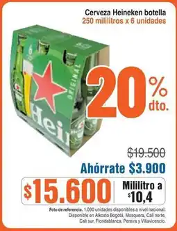 Alkosto Heineken - cerveza botella oferta