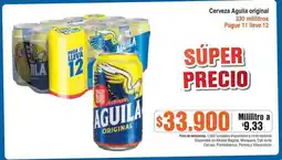 Alkosto Águila - cerveza original oferta