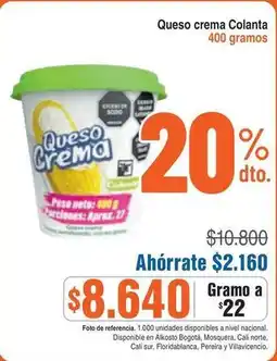 Alkosto Colanta - queso crema oferta
